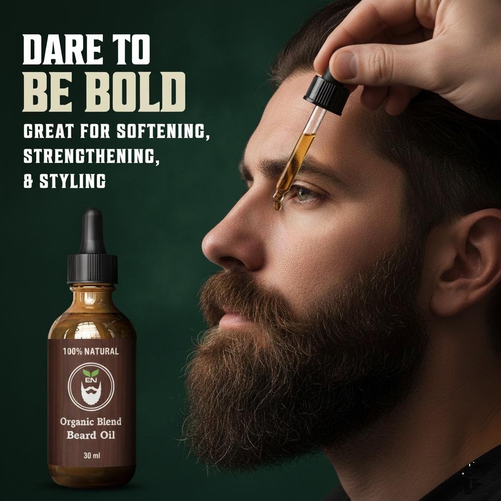 Organic Musk Beard Oil for Men – Deep Nourishing Premium Beard Care (30ml)