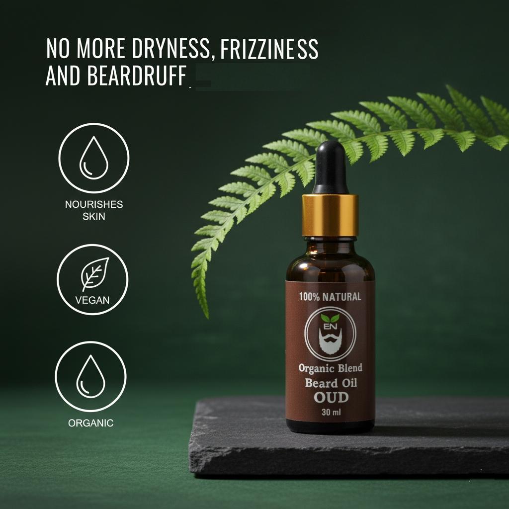 Organic Musk Beard Oil for Men – Deep Nourishing Premium Beard Care (30ml) - Image 5