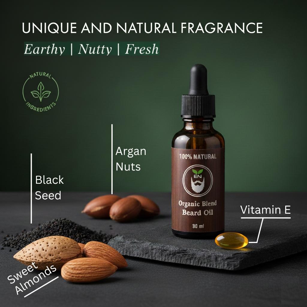 Organic Musk Beard Oil for Men – Deep Nourishing Premium Beard Care (30ml) - Image 8