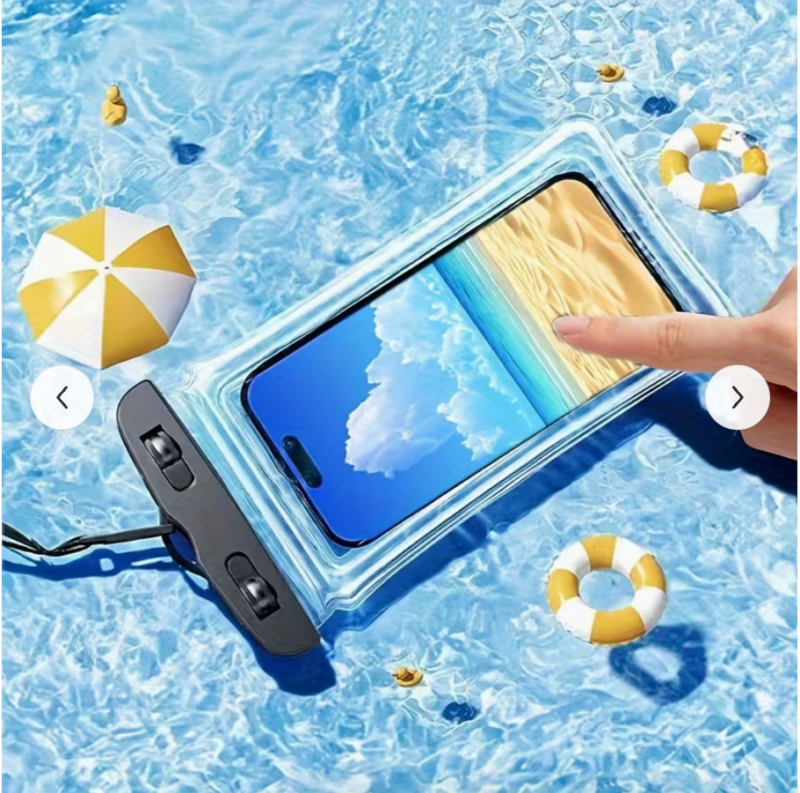Inflatable Phone Pouch – Waterproof & Multi-Purpose Floating Bag with ...