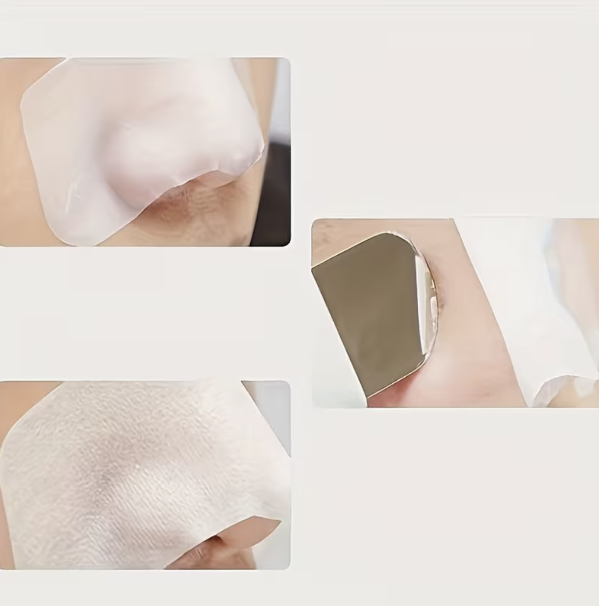 Gentle Facial Pore Cleanser, Suitable for Blackheads, Manual Skincare Brush with Textured Surface, Light Green Handle for Easy Grip, Pore Cleansing Accessory - Image 3