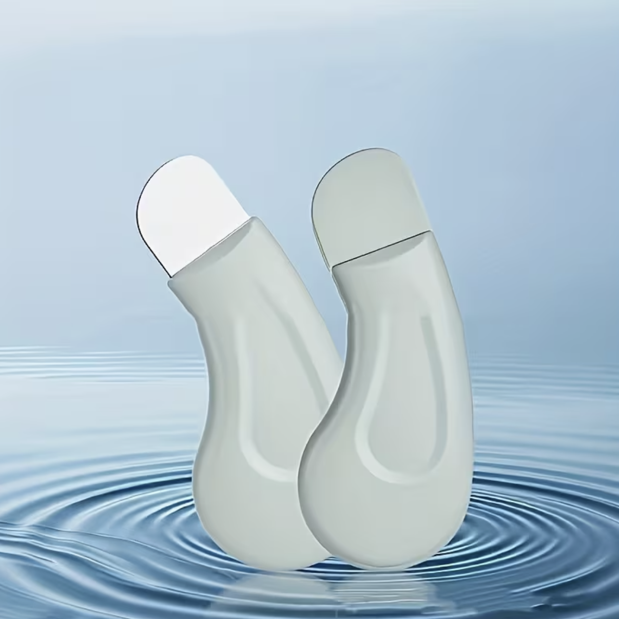 Gentle Facial Pore Cleanser, Suitable for Blackheads, Manual Skincare Brush with Textured Surface, Light Green Handle for Easy Grip, Pore Cleansing Accessory - Image 5