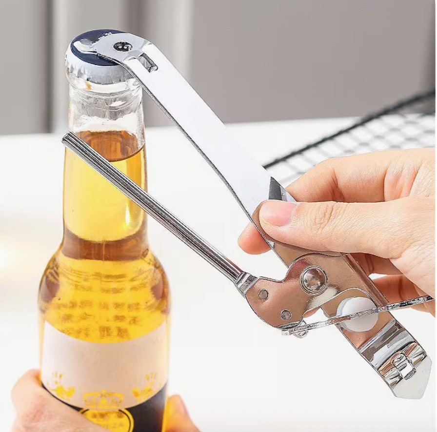 Stainless Steel Can Opener | Manual Easy Bottle Knife | Outdoor Can Cutting Tool - Image 2