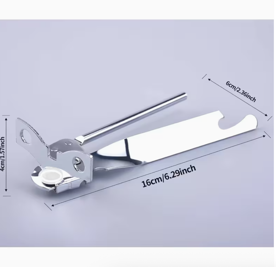 Stainless Steel Can Opener | Manual Easy Bottle Knife | Outdoor Can Cutting Tool - Image 5