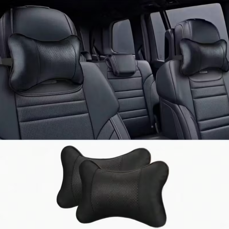 Simple, Stylish, and Elegant Car Headrest Pillows, Four-Season Car Seat Neck Pillows, Car Neck Support Pillows, Car Interior Decoration Accessories