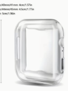 Smart Watch Screen Protector Compatible with Apple Watch SE ultra 9 8 7 6 5 4, 1 Count Watch Screen Case, Full Coverage Anti-fall Watch Screen Case, Wearable Accessories
