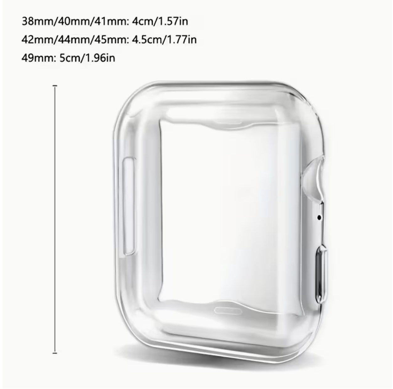 Smart Watch Screen Protector Compatible with Apple Watch SE ultra 9 8 7 6 5 4, 1 Count Watch Screen Case, Full Coverage Anti-fall Watch Screen Case, Wearable Accessories