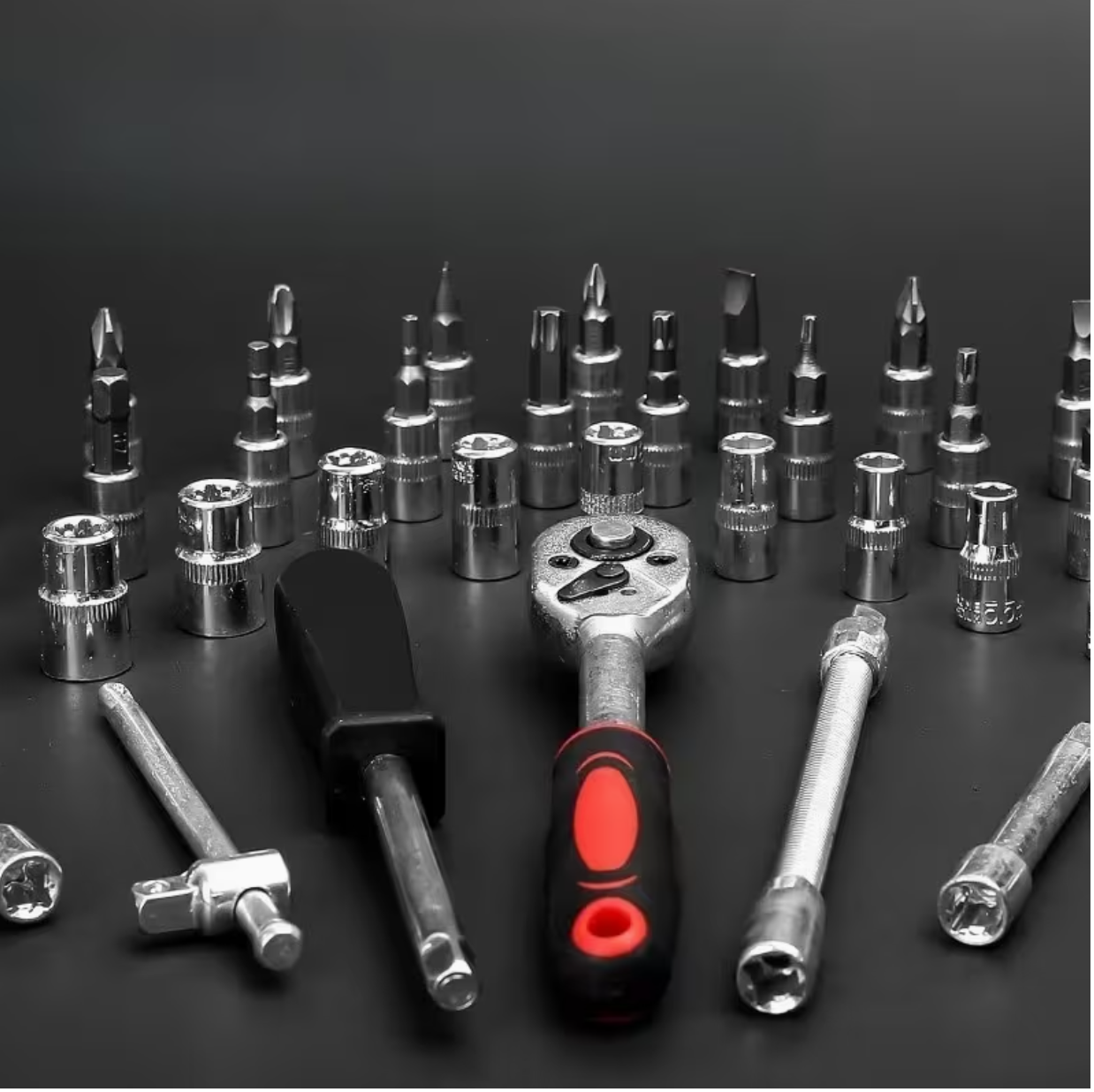 45PCS Heavy-Duty Stainless Steel Tool Set – Complete Precision Repair Kit - Image 8