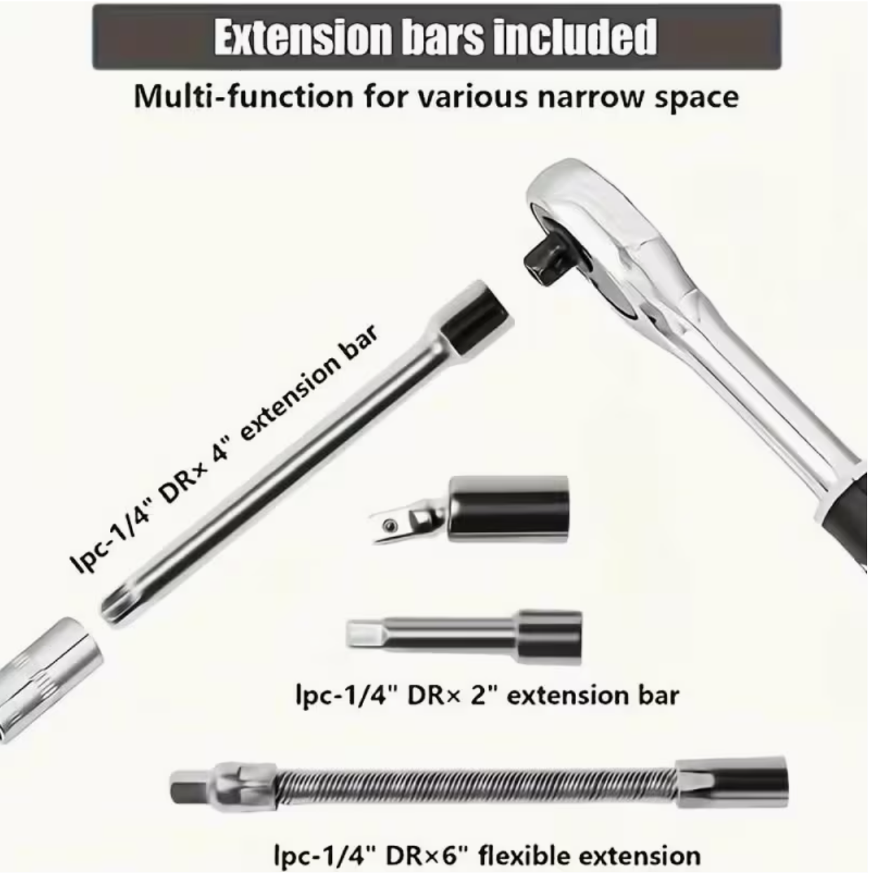 45PCS Heavy-Duty Stainless Steel Tool Set – Complete Precision Repair Kit - Image 3