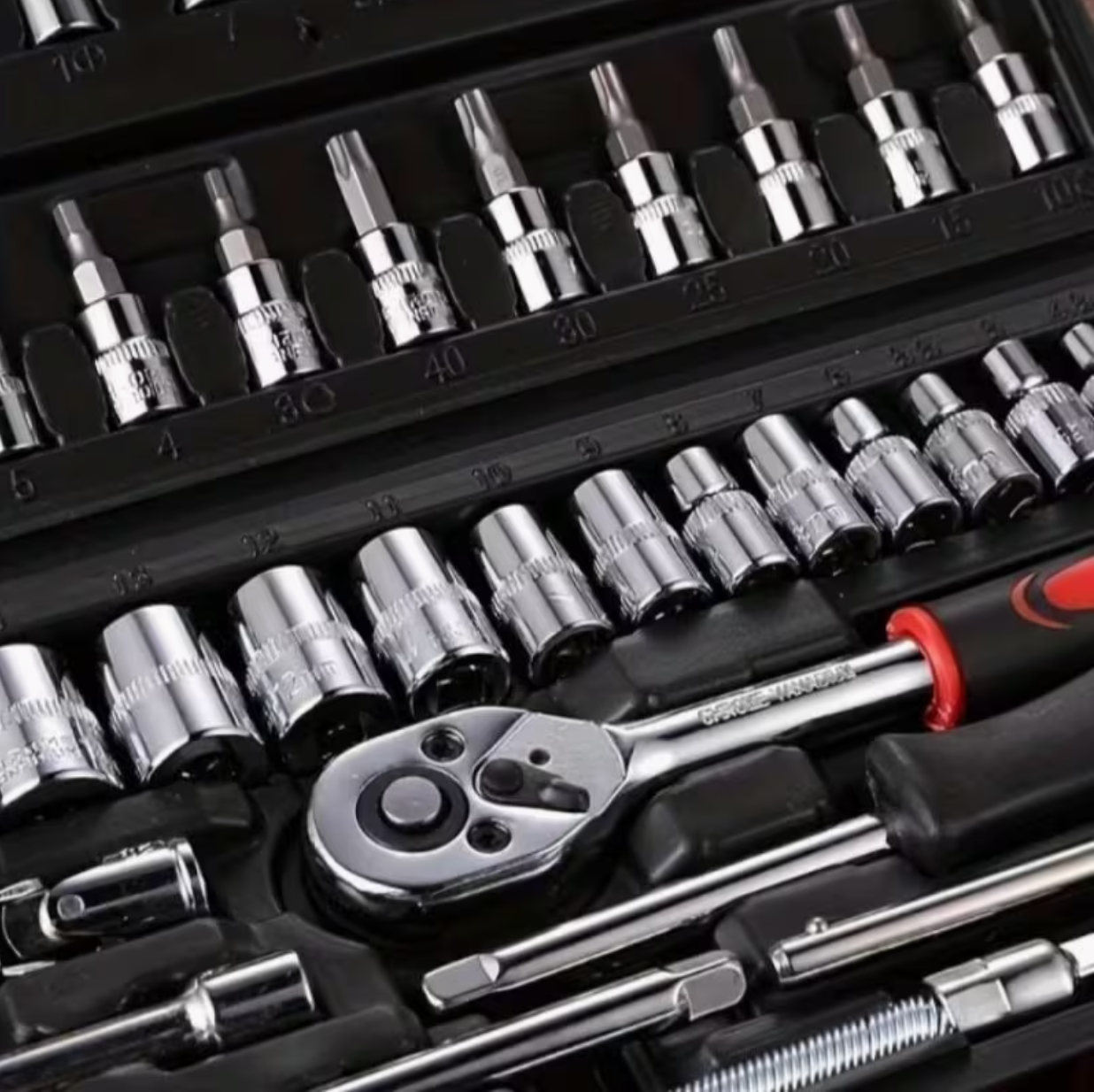 45PCS Heavy-Duty Stainless Steel Tool Set – Complete Precision Repair Kit - Image 7
