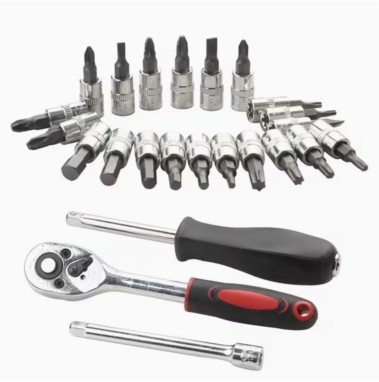45PCS Heavy-Duty Stainless Steel Tool Set – Complete Precision Repair Kit - Image 6