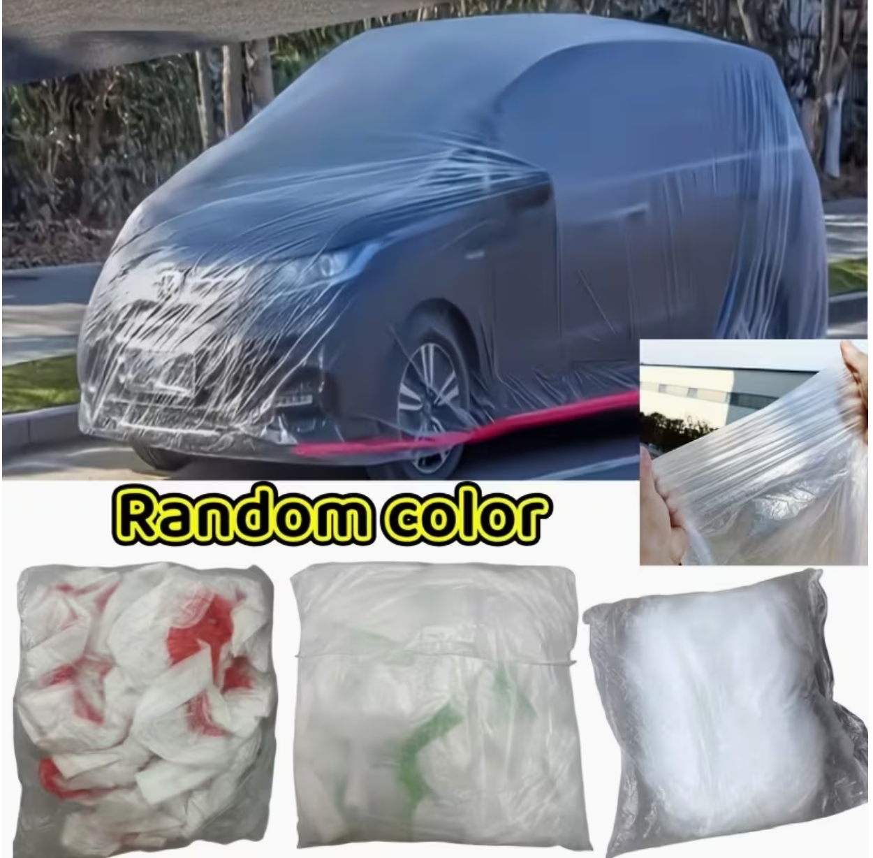 High-Transparency Car Cover – Full Coverage, All-Season Protection
