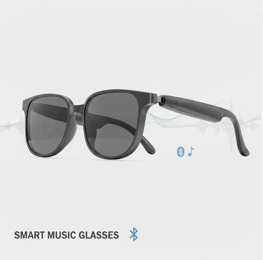 Smart Music Glasses Bluetooth 6.0 – Open-Ear Audio & Hands-Free Calling – Model VD-SAG003 - Image 5